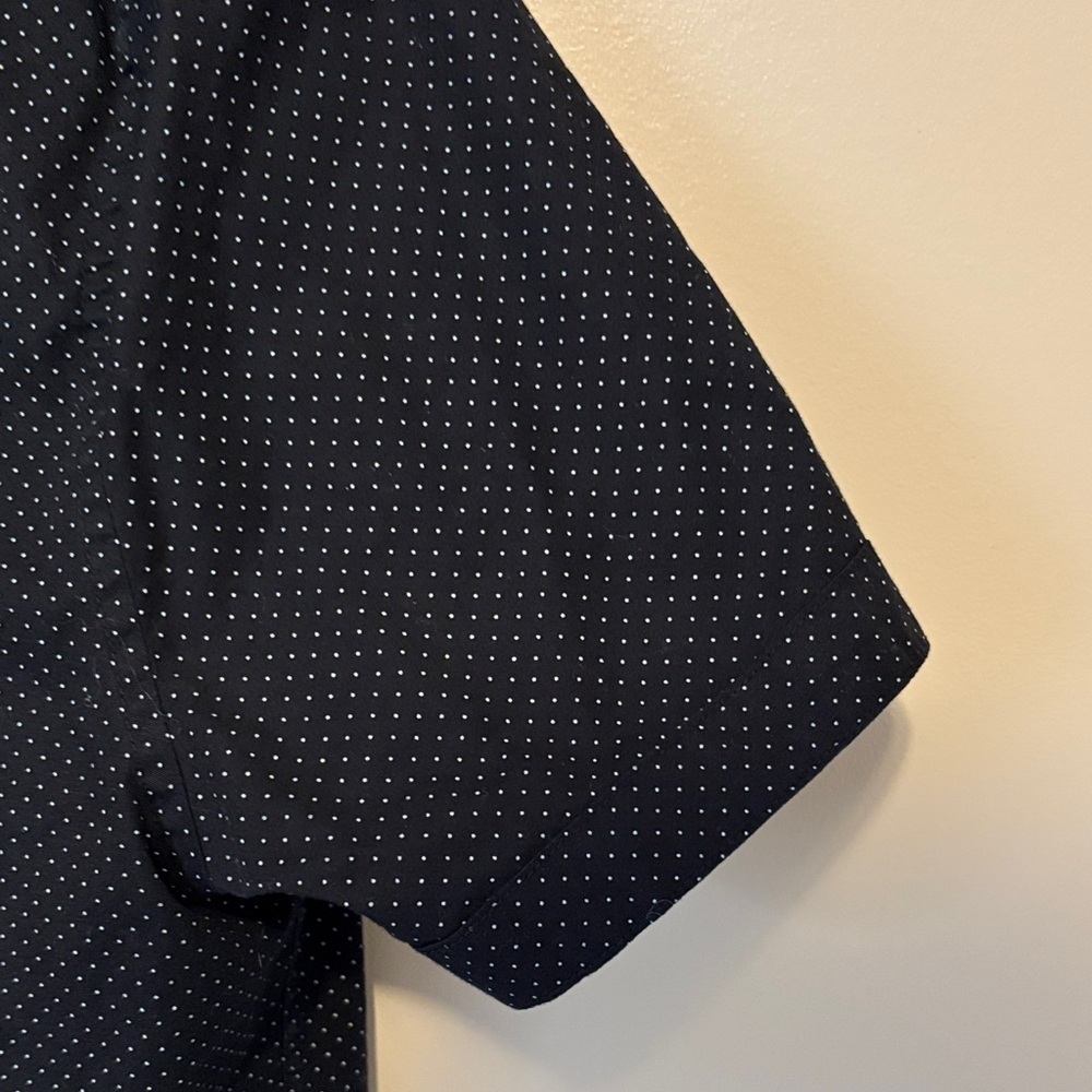 Guess Black Casual Button Down Shirt Polka Dot - Picture 6 of 9